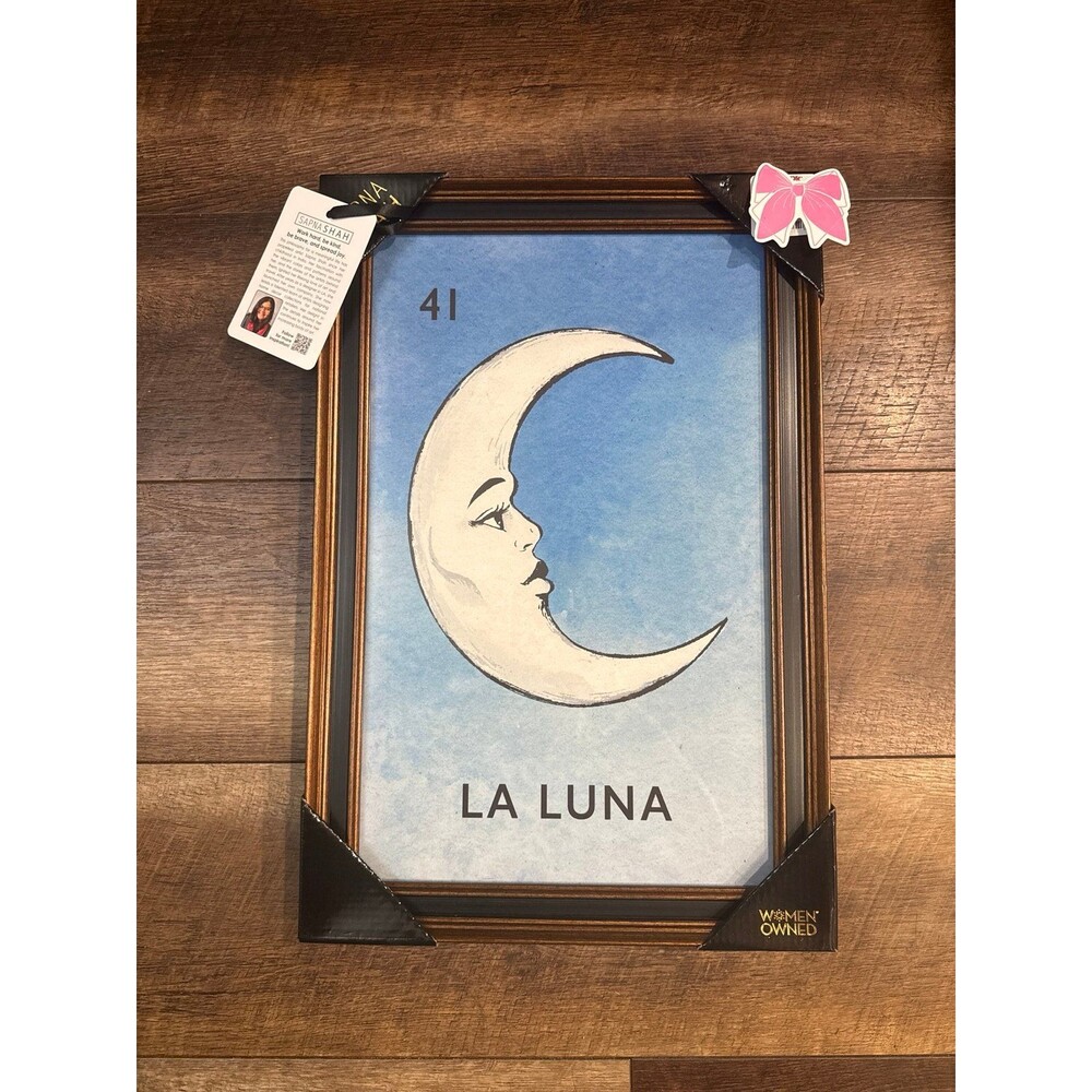 La Luna Loteria #41 Print ~ Wall Art by Sapna Shah
